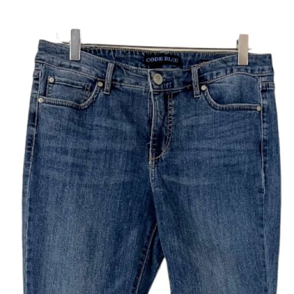 Code Bleu Jeans Soleil Bootcut Embellished Embroidered Rhinestone Women’s Size 8 - Picture 4 of 7